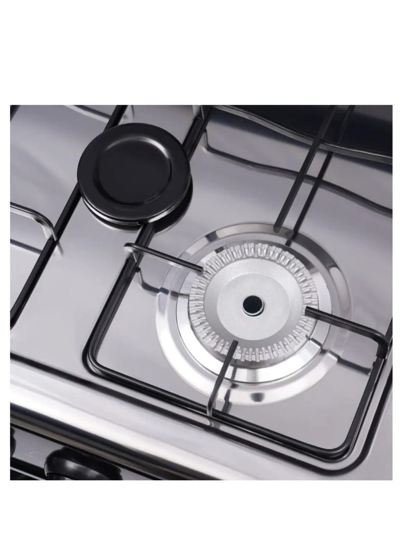 REFURA Four burner stainless steel gas stove ideal for home and camping use  - Image 4