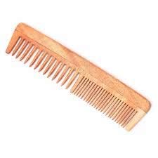 Aairaa Neem Wood Comb For Hair Growth Neem Wood Comb Wide Combo Of 4 Hair Styling Comb Wooden Comb For Men And Women - Image 5