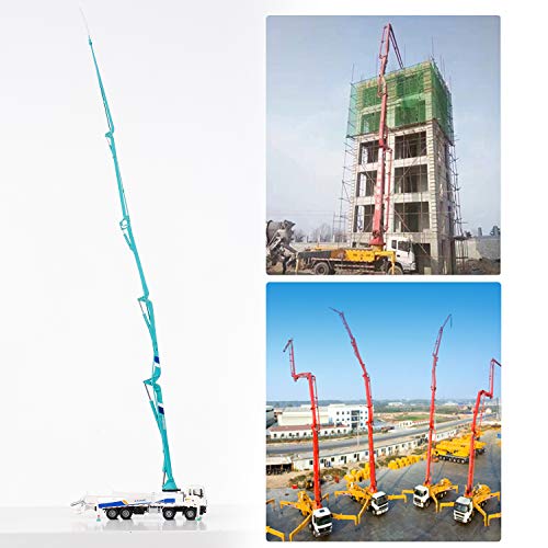 GoolRC Concrete Pump Truck for Kids, 1:55 Scale Diecast Car Model Car, Simulation Engineering Machine Model Gift for Boys and Girls - Image 2