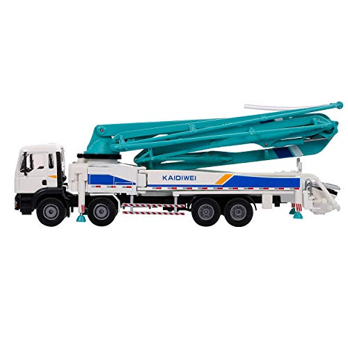 GoolRC Concrete Pump Truck for Kids, 1:55 Scale Diecast Car Model Car, Simulation Engineering Machine Model Gift for Boys and Girls - Image 5