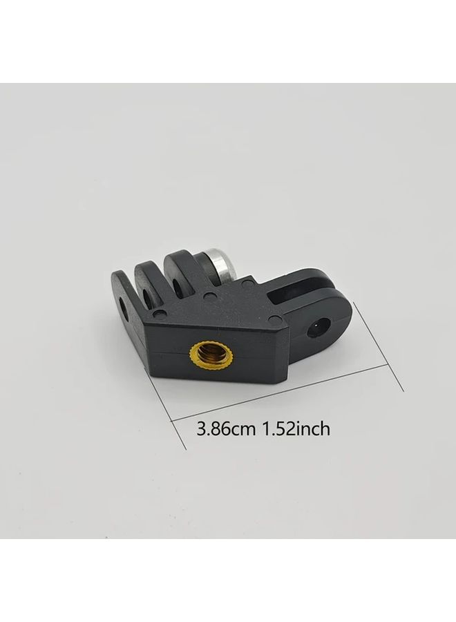 Black Tripod Mount Adapter for Hero Action Cameras and OSMO Action Camera Accessories - Image 2