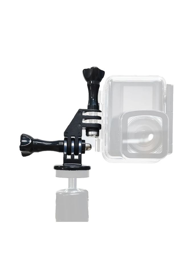 Black Tripod Mount Adapter for Hero Action Cameras and OSMO Action Camera Accessories - Image 1
