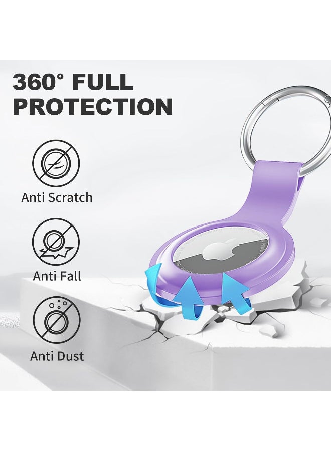 AirTag Case Keychain for Air Tag Holder Silicone for AirTags Key Ring Cases Tags Chain for AirTag GPS Item Finders Accessories  - Image 5