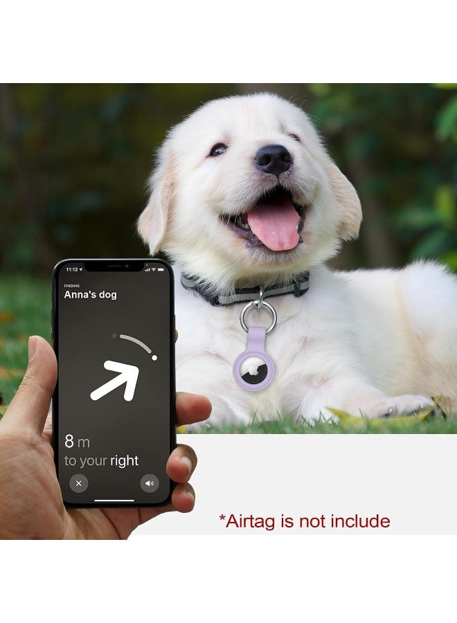 AirTag Case Keychain for Air Tag Holder Silicone for AirTags Key Ring Cases Tags Chain for AirTag GPS Item Finders Accessories  - Image 4