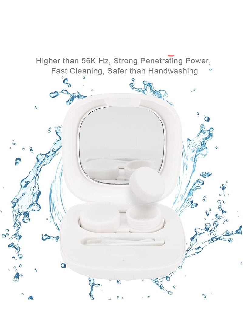 Excefore Contact Lens Cleaner Machine Ultrasonic with USB Charger Fit Disposal Soft Colored RGP and OK Lens, for Home & Travel  - Image 5
