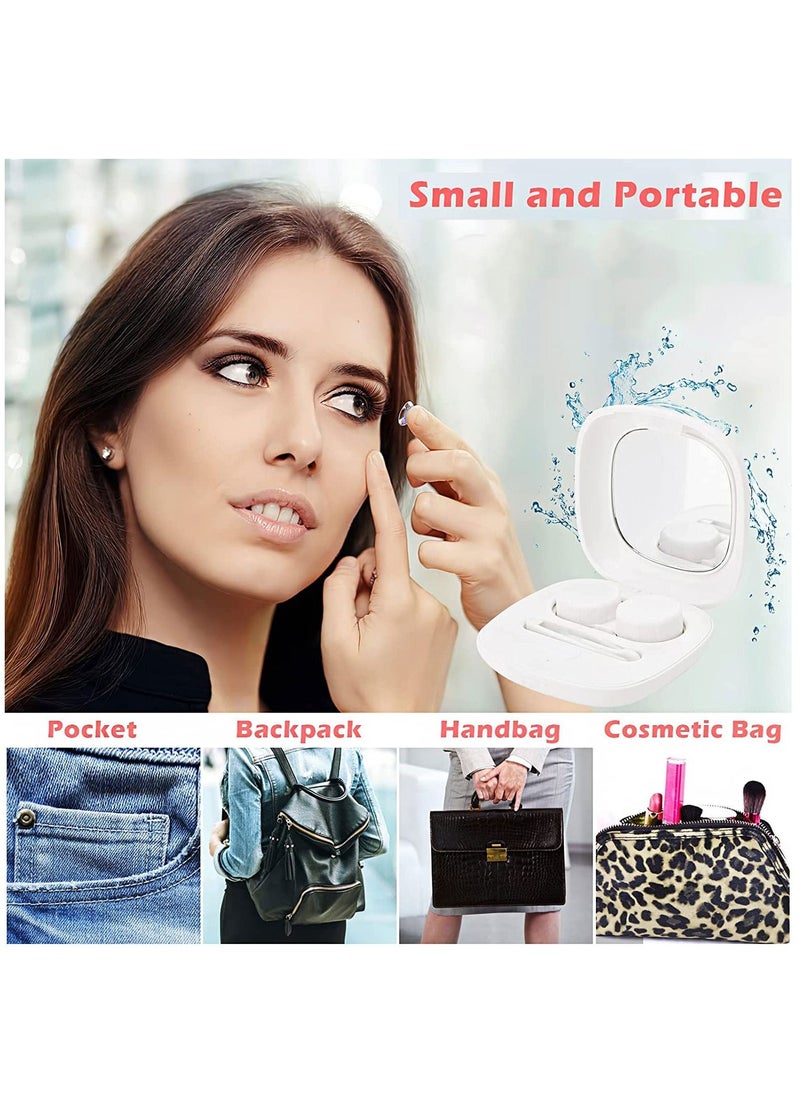 Excefore Contact Lens Cleaner Machine Ultrasonic with USB Charger Fit Disposal Soft Colored RGP and OK Lens, for Home & Travel  - Image 2