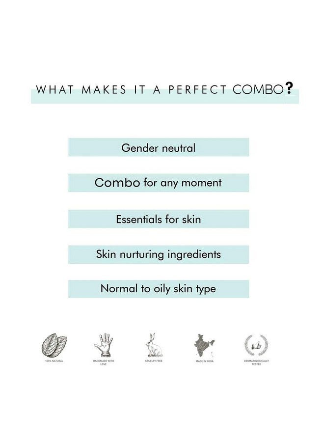 Seer Secrets (Sebum Retarding Facial Cleanser 100Ml + Hydrating Retexturing Facial Serum 30Ml) For Treating Acne | Suitable For Normal To Oily Skin | Made With Skin Nurturing Ingredients - Image 1