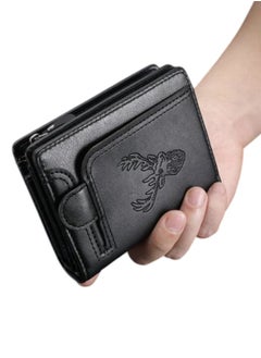 Generic New Vintage Style Men Wallet, Deer Head Design, Multifunctional Zipper Wallet, Multiple Card Slots, Multi-function Card Holder for Youth Students, Great Gift for Men  - Image 1