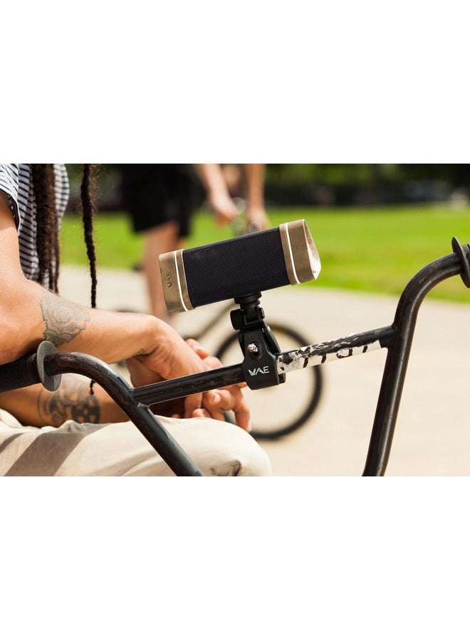 Hercules WAE OUTDOOR 04PLUS PACK Bluetooth Speaker w/ mounts - Anthracite and Light Camel - Image 5