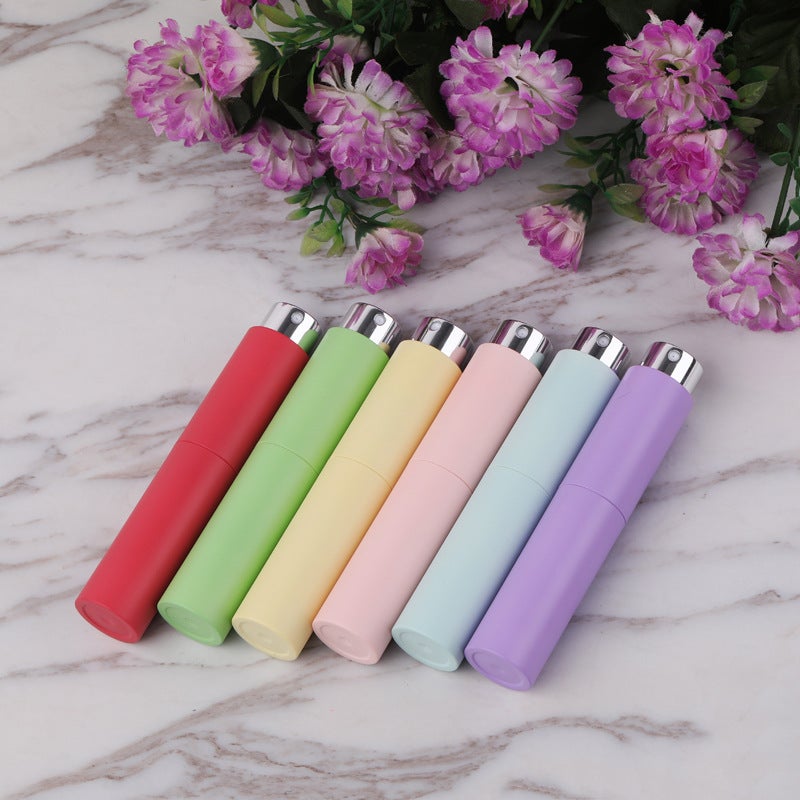 10Ml Candy-Colored Rotating Two-Section Perfume Bottle Ready-Made Printed Logo Spray Bottle - Image 3