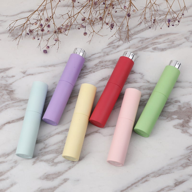 10Ml Candy-Colored Rotating Two-Section Perfume Bottle Ready-Made Printed Logo Spray Bottle - Image 4