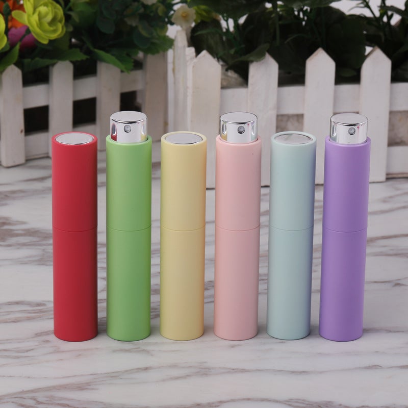 10Ml Candy-Colored Rotating Two-Section Perfume Bottle Ready-Made Printed Logo Spray Bottle - Image 2