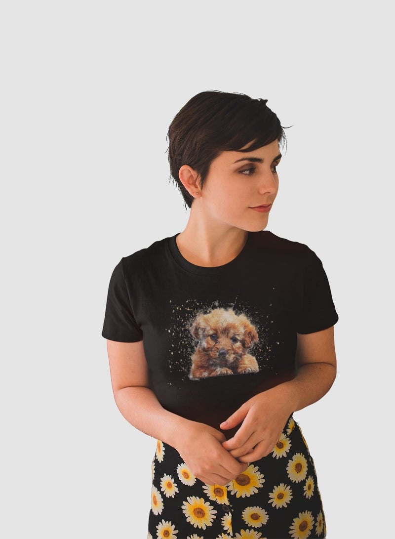 MERCH Dog Lover Cotton Printed T-Shirt - Image 1