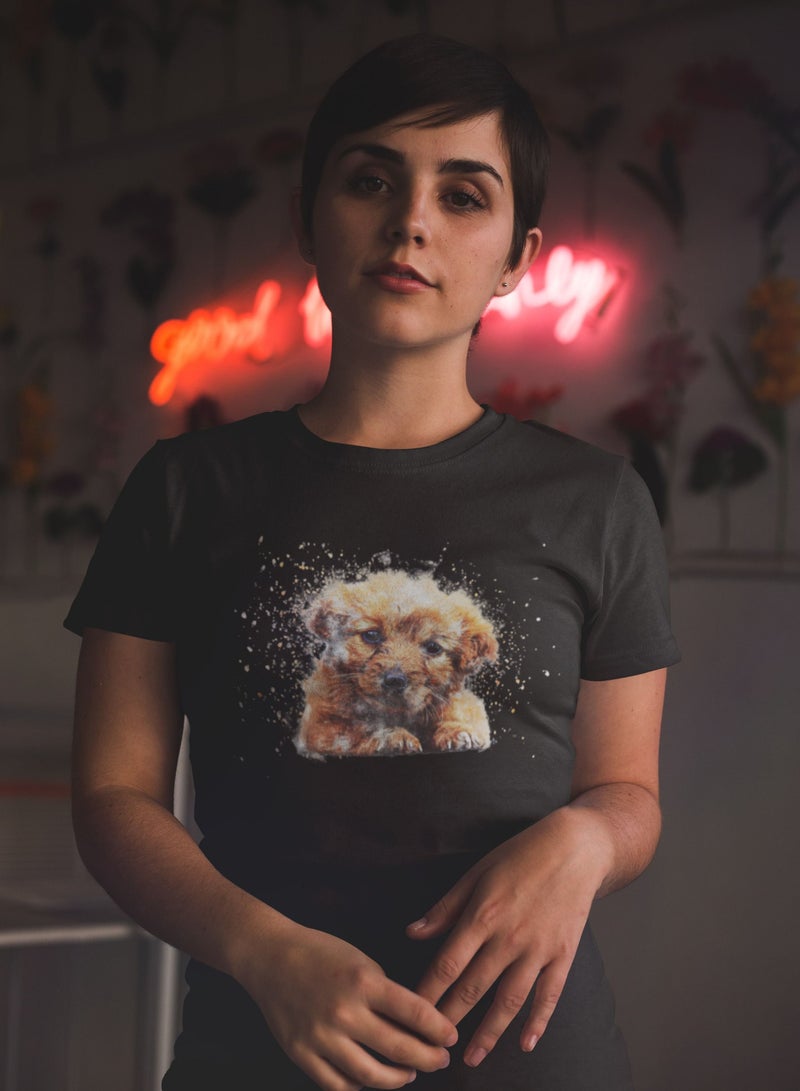 MERCH Dog Lover Cotton Printed T-Shirt - Image 3