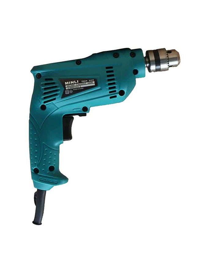 مينلى مينلي – مثقاب كهربائي 10 مم عالي القدرة للاستخدام على الخشب والمعدن والجدران | مزود بتحكم في السرعة حتى 3000 دورة في الدقيقة | تصميم خفيف الوزن ومريح | الموديل 51216 (10 مم) - Image 5