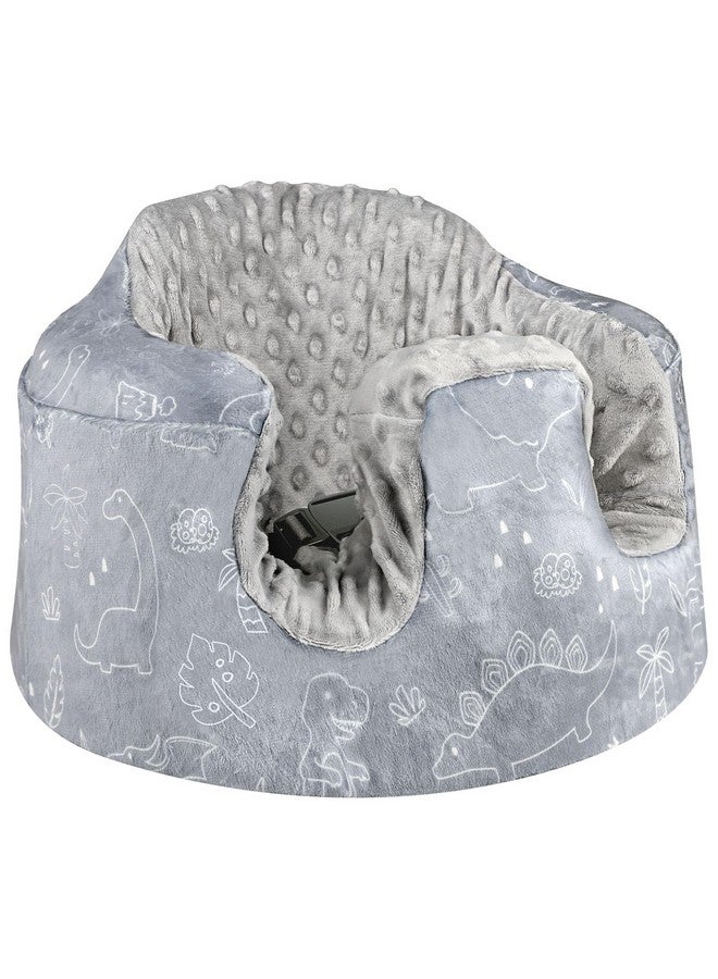 DILIMI Minky Seat Cover Compatible with Bumbo Seat, Removable Ultra Soft Comfortable Warm Seat Slipcover for Baby Boy and Girl, Dinosaur - Image 1
