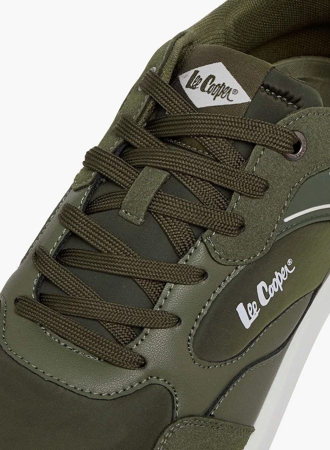 Lee Cooper Men's Logo Print Lace-Up Sneakers