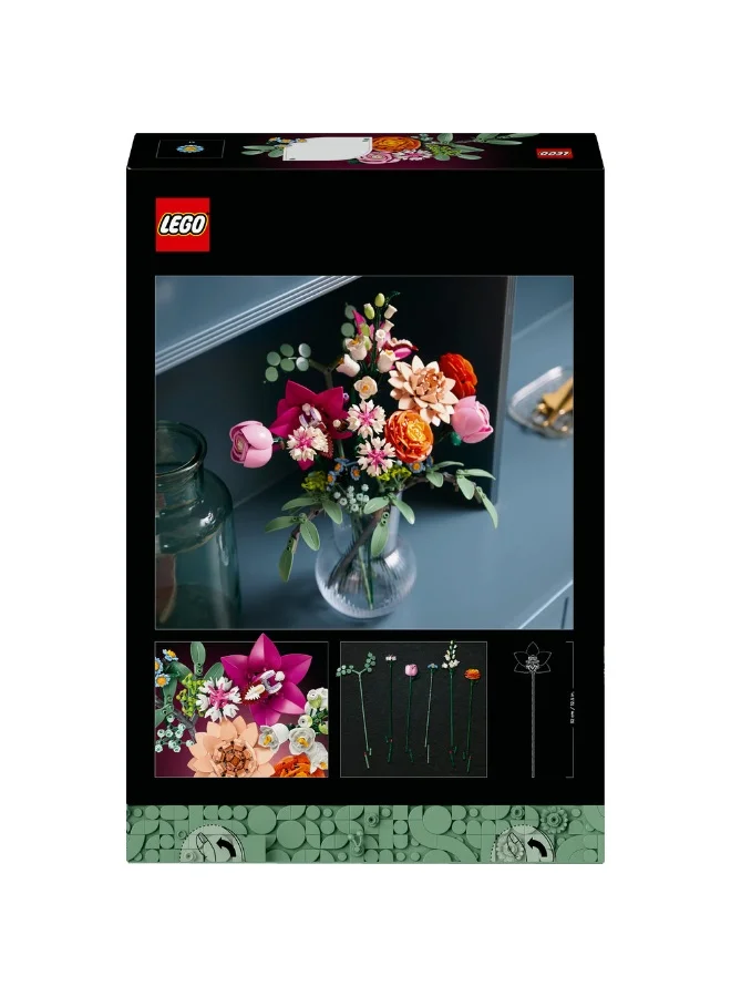 LEGO Botanicals Pretty Pink Flower Bouquet Floral Decor 10342 (749) Pieces