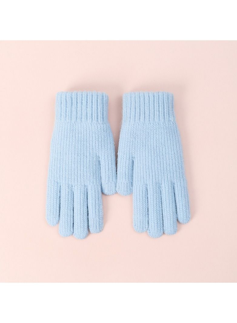 Loquat Solid Knit Gloves