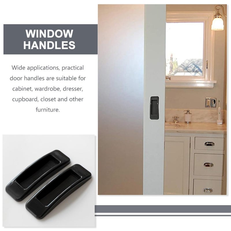 Black Adhesive Pull Handles 20pcs For Cabinets Drawers And Sliding Doors - Image 4