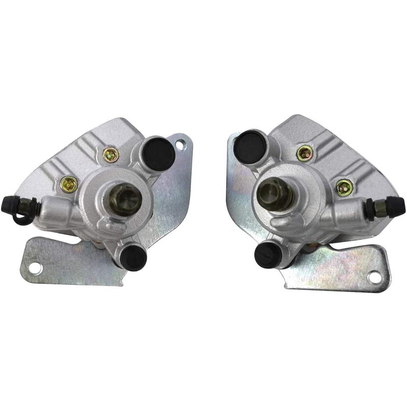 M MATI Front Left Right Brake Caliper Assembly for Honda TRX420 TRX500 Fourtrax Rancher Foreman Rubicon with Brake Pads 45150HP5601 45250HP5601