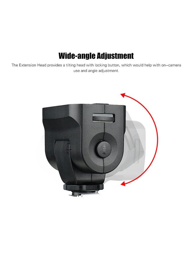 NIBEMINENT EC200 Portable Hot Shoe Remote Separation Extension Head Black  - Image 4