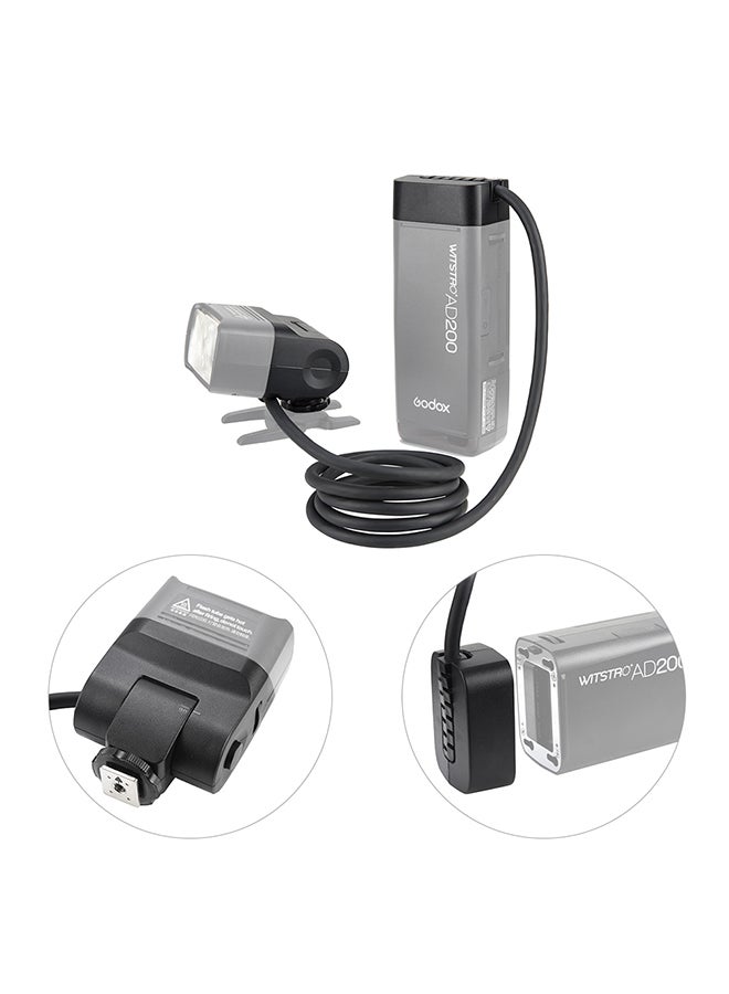 NIBEMINENT EC200 Portable Hot Shoe Remote Separation Extension Head Black  - Image 3