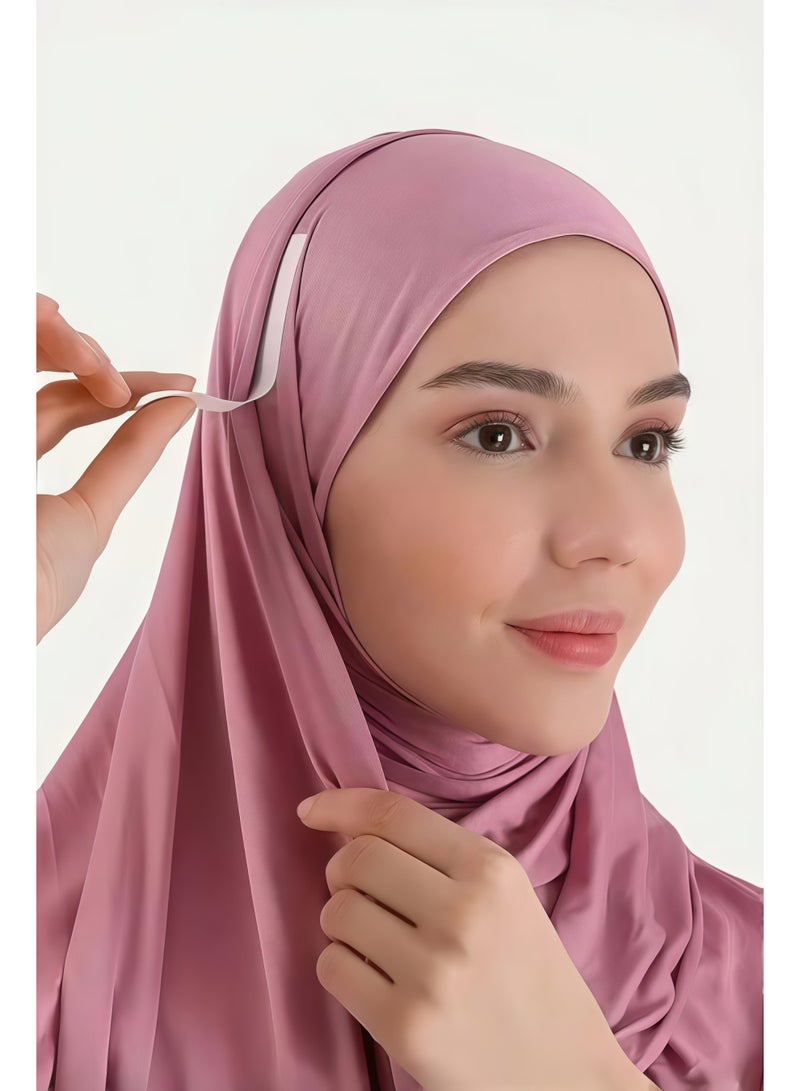 72pcs Hijab Tape Accessories Hijab Pins Simple Easy to Wear Casual Hijab Anti-slip Double-sided Adhesive Tape Hijab Accessories - Image 1