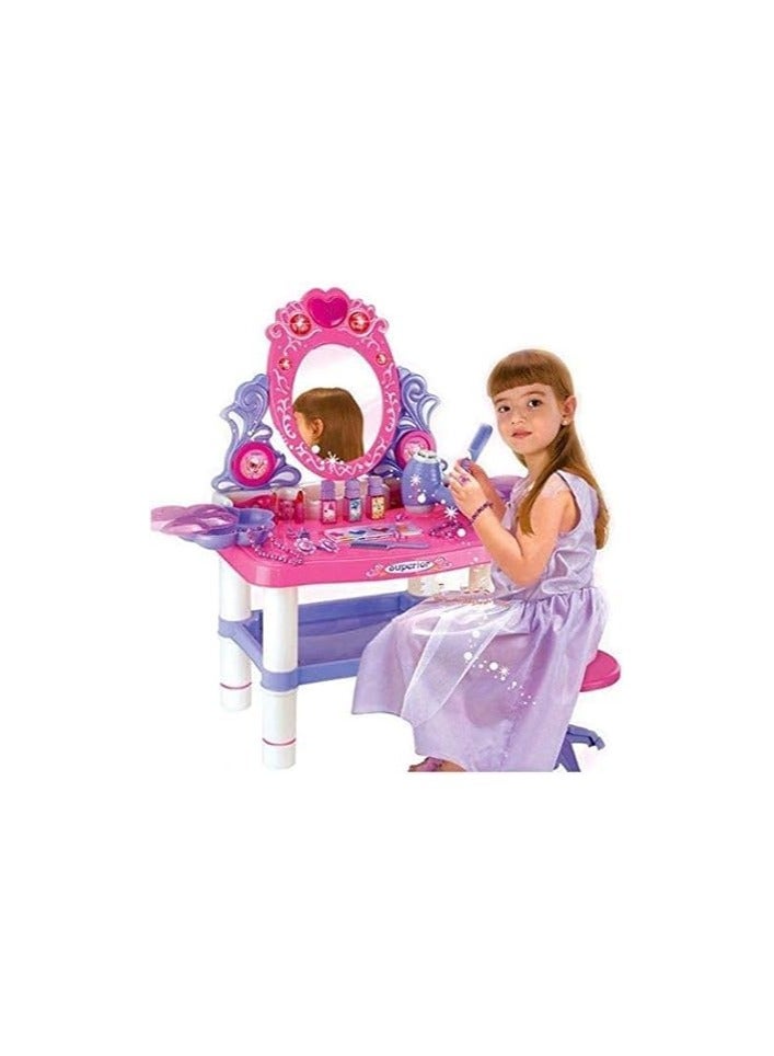 بونكا مجموعة لعب طاولة مكياج الزينة الموسيقية مع حزمة ملحقات بونكا - Image 4