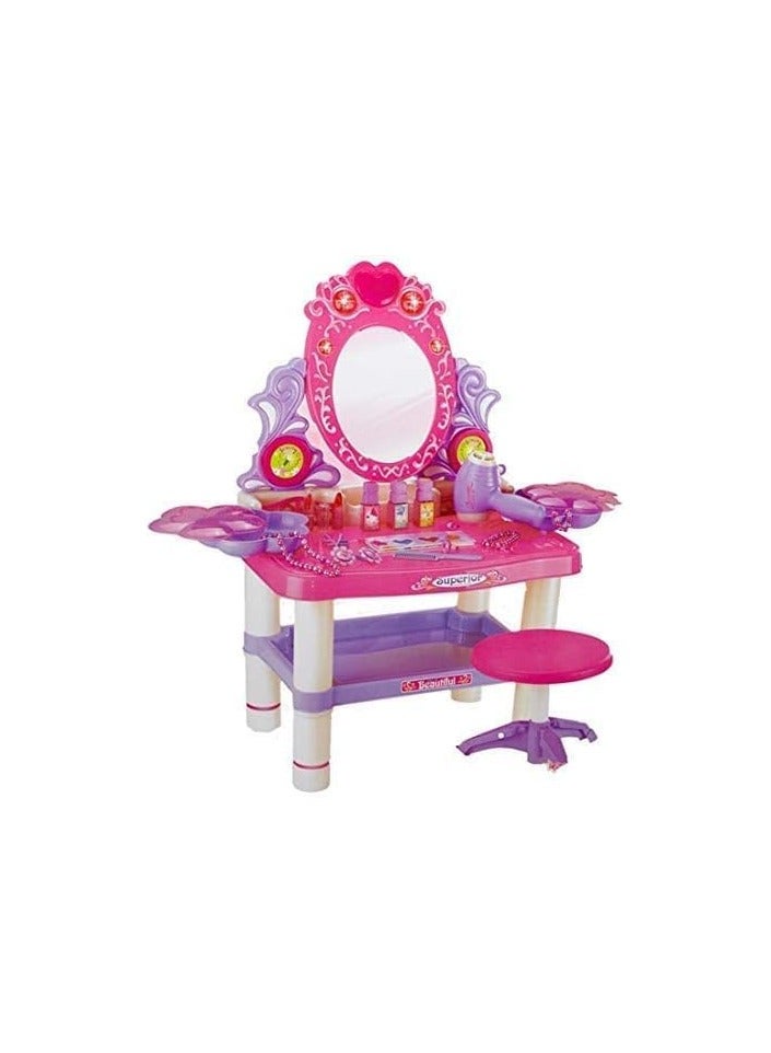 بونكا مجموعة لعب طاولة مكياج الزينة الموسيقية مع حزمة ملحقات بونكا - Image 1
