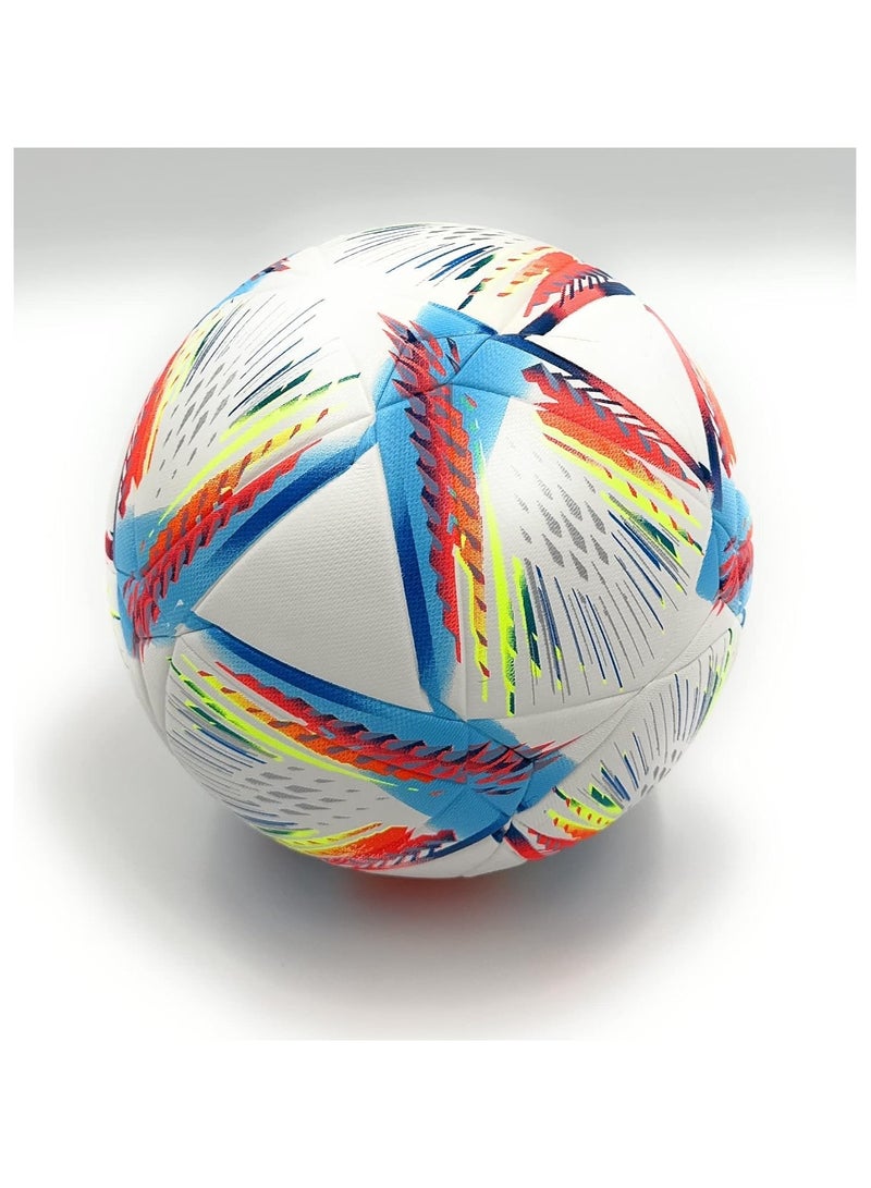 Generic World Cup Quality League Quality Soccer Ball Thermally Bonded Match Ball Seamless Stitching- Official Match Weight- Professional Grade Leather- Pelota de Football - Image 1