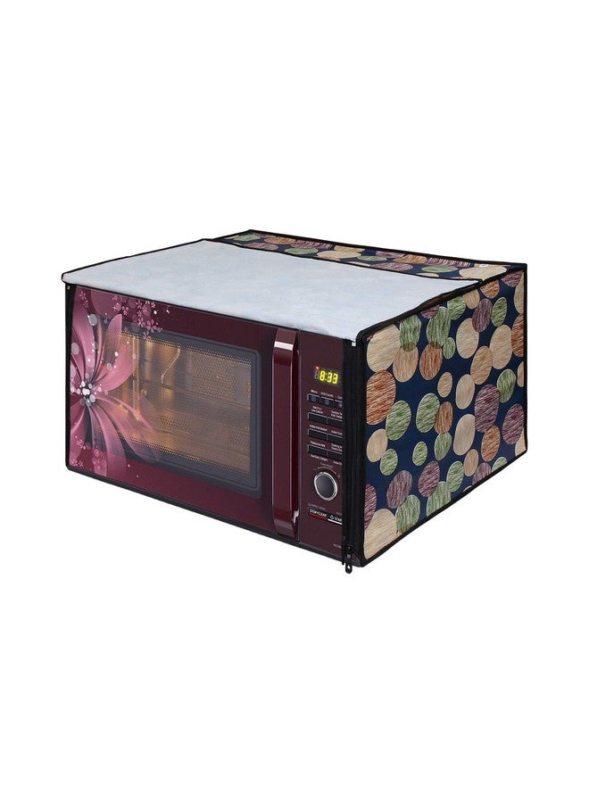 Lithara Printed Waterproof Microwave Oven Cover for LG 32 Litre Convection Microwave Oven MC3286BRUM | Sams71 (Multicolor) - Image 1