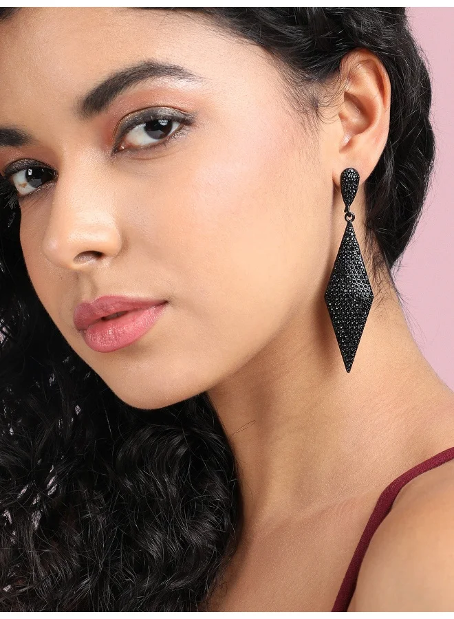 SOHI Pack Of Enamel Geometric Artificial Drop Earring Jewellery