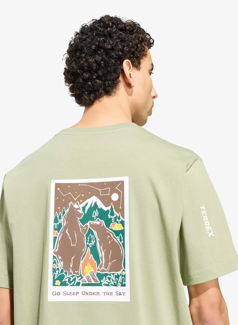 Adidas BROOXI Terrex Camper Graphic T-Shirt for Men | Best Price UAE