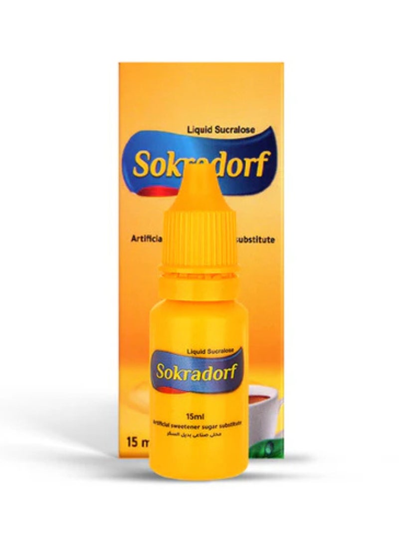 sokradorf - Sukradorf Liquid Sweetener – Natural Sugar Substitute, Zero Calories, 15ml –each - Image 1