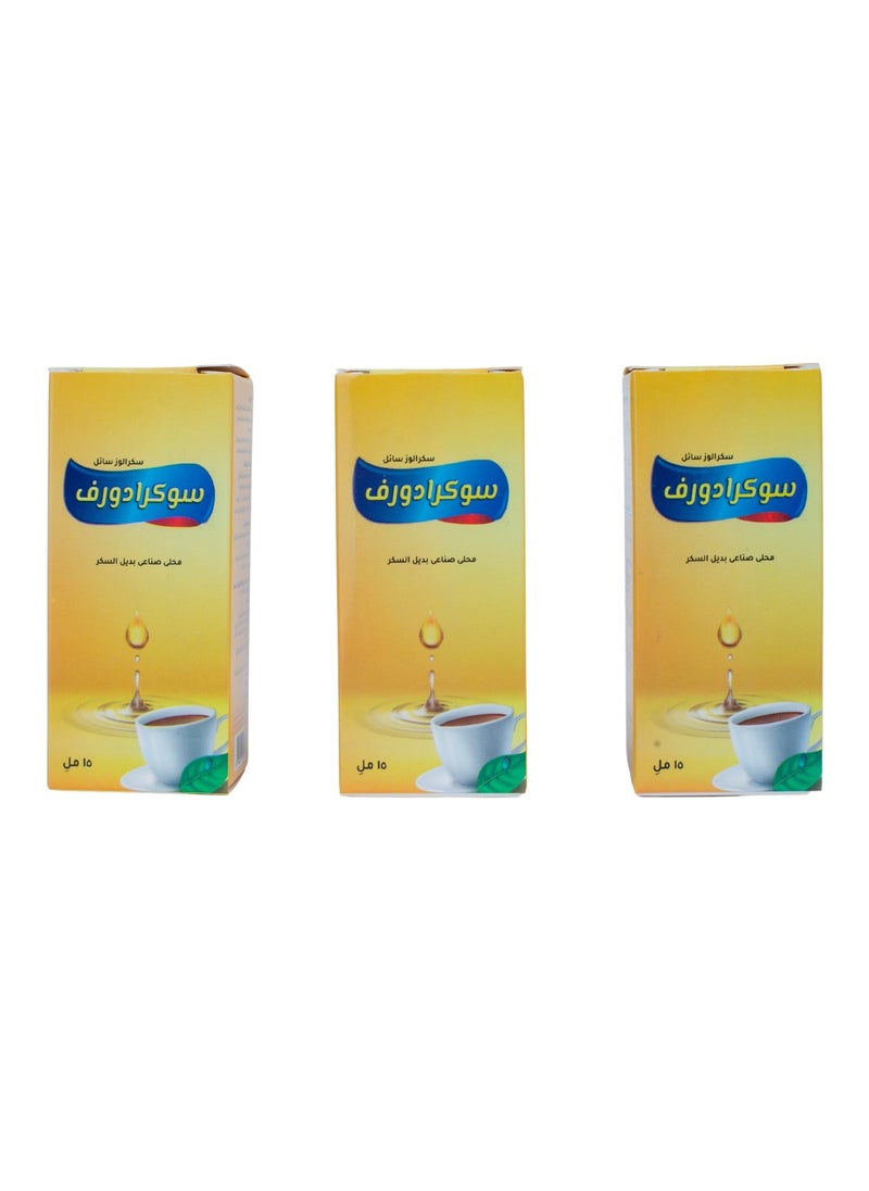 sokradorf - Sukradorf Liquid Sweetener – Natural Sugar Substitute, Zero Calories, 15ml –each - Image 1