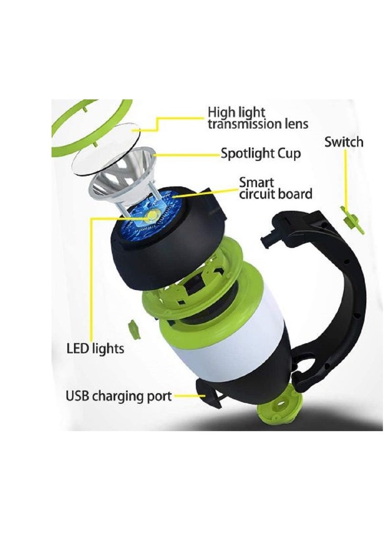Generic Multifunctional Rechargeable Emergency Flashlight for Camping, Home and Office - Multiple Lighting Levels  - Image 2