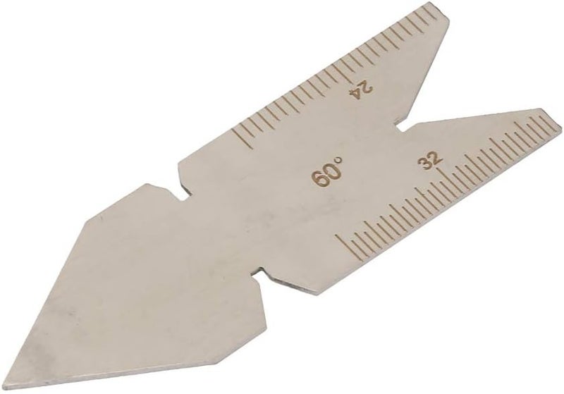 الولايات المتحدة الأمريكية 60 درجة خيط ذيل السمكة أداة قطع مخرطة الفولاذ المقاوم للصدأ صغيرة خفيفة الوزن محمولة - Image 2