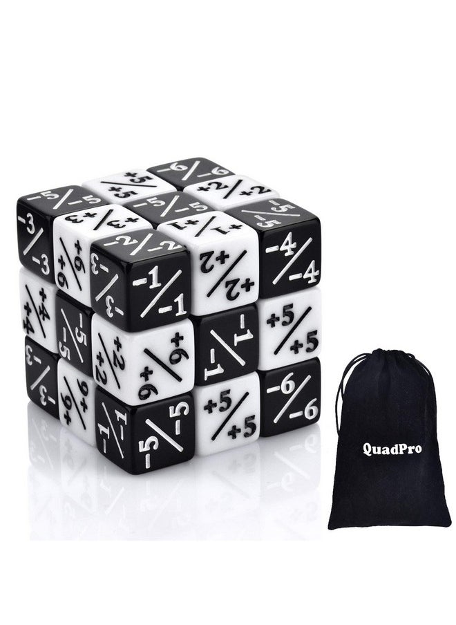 QuadPro - 30 Pieces Dice Counters Token Dice Set D6 Dice Cube Compatible With Mtg, Ccg, Card Gaming Accessory - Image 1