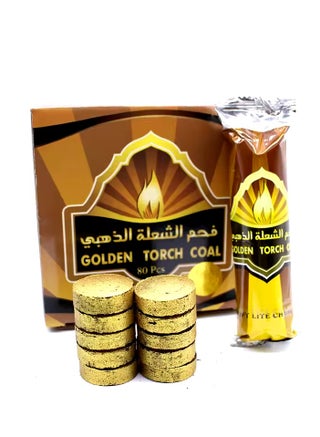 80-Pieces Golden Torch Insence round Tab charcoal burn quickly and provide the taste of delicious food and for fragrance and aromatherapy - pzsku/Z5086E85E3401EAD0807AZ/45/_/1731419200/75ecf56f-529c-4b57-a1e1-606c83f98a67