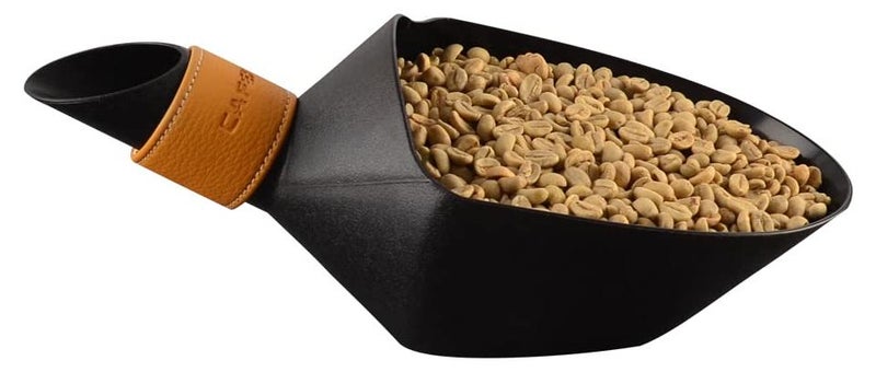 ميزان حبوب القهوة CAFEMASY ملعقة مجرفة كيلو حبوب باللون الأسود صغير