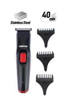 GEEPAS Rechargeable Trimmer with Cordless Operation and High Cutting Performance  Long Lasting Battery with 6-8 Hours of Charging Time  - Image 1