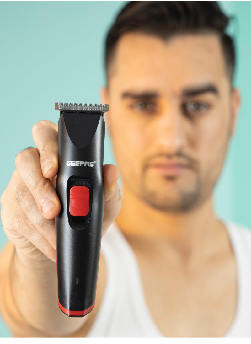 GEEPAS - Rechargeable Trimmer with Cordless Operation and High Cutting Performance  Long Lasting Battery with 6-8 Hours of Charging Time - Image 1