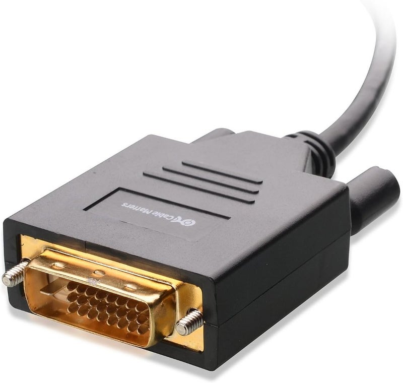 CableMatters Mini DisplayPort to DVI Cable (Mini DP to DVI Cable) in Black 25 Feet - Thunderbolt and Thunderbolt 2 Port Compatible - Image 4