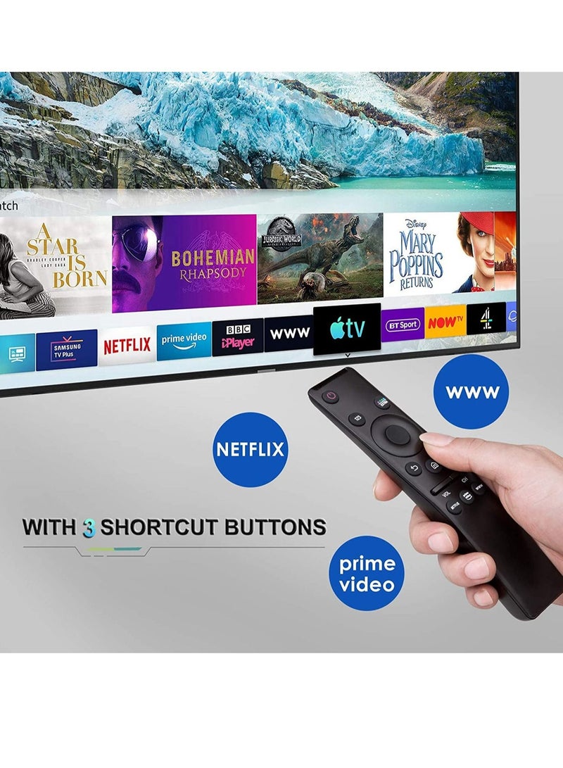 Raxoom Universal Remote Control Compatible for All Samsung TV LED QLED UHD SUHD HDR LCD Frame Curved Solar HDTV 4K 8K 3D Smart TVs, with Buttons for Netflix - Image 3
