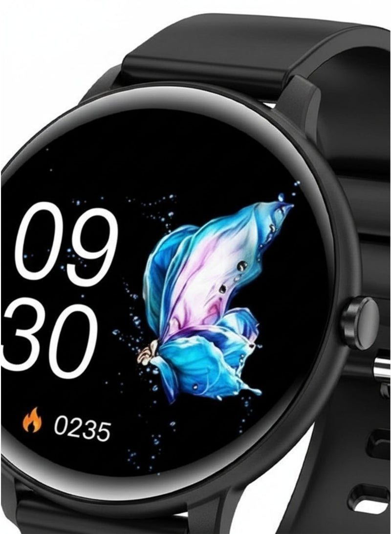 أولون ساعة Aolon GTR Mini الذكية بشاشة 1.39 بوصة عالية الدقة مع مكالمات بلوتوث ومساعد صوتي ومراقبة معدل نبض القلب و115 وضع رياضي – مقاومة للماء IP67 - Image 5