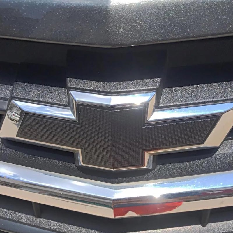 Texflic Black Bowtie Front Tailgate Emblem Overlay Compatible with 2019-2025 Chevy Malibu with Strong Adhesive 251017 ABS Plastic Grill Rear Badge Not Fit 1997-2018 260111 Black - Image 4