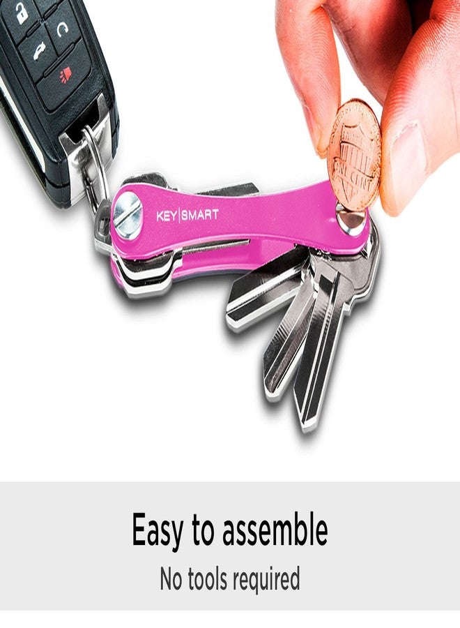 كي سمارت حامل مفاتيح صغير الحجم من KEYSMART - وردي. - Image 5