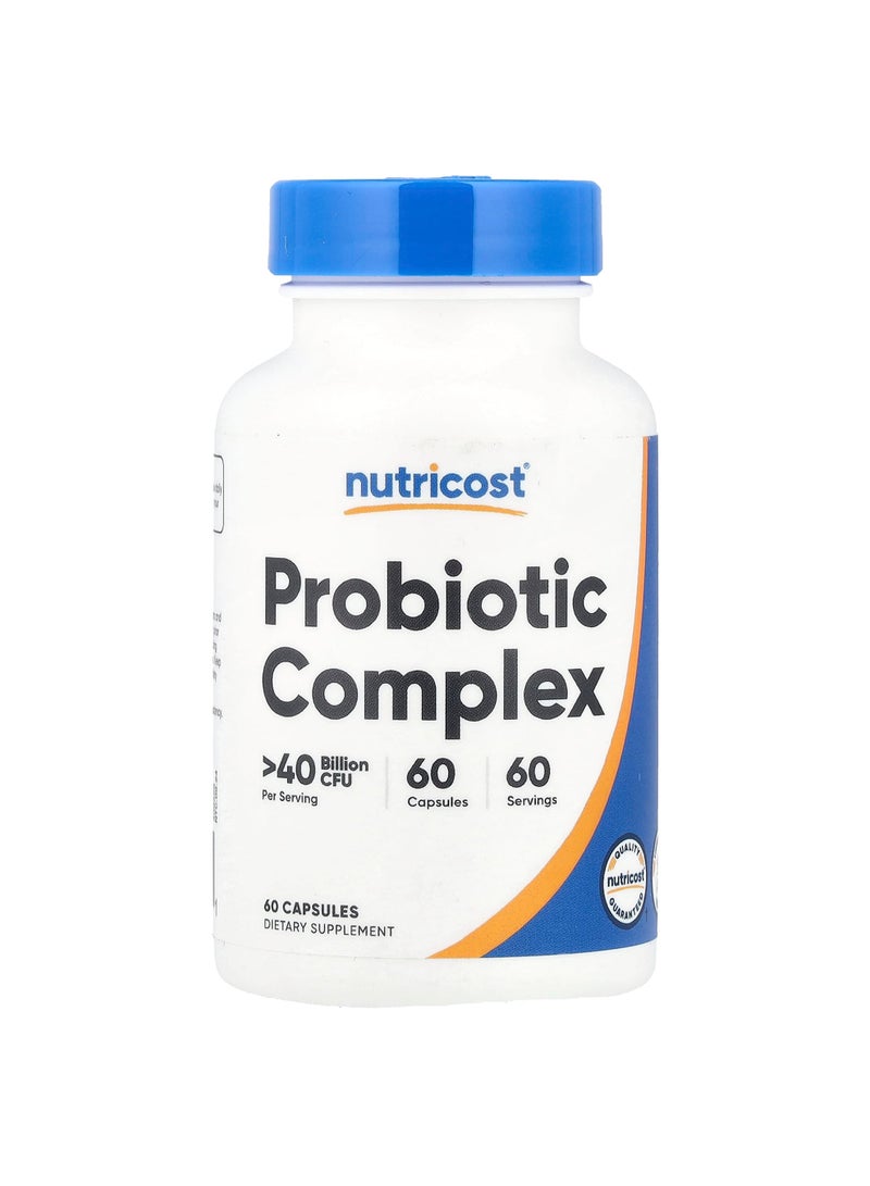 Probiotic Complex, >40 Billion CFU, 60 Capsules