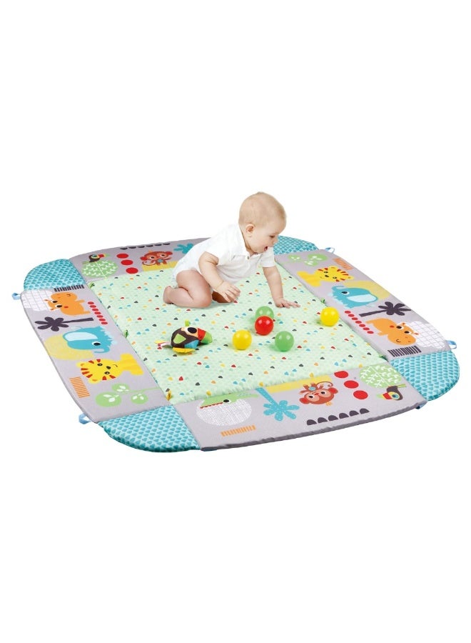 حصيرة أنشطة مع حوض كرات للأطفال – 3 في 1 Grow-With-Me - Image 5